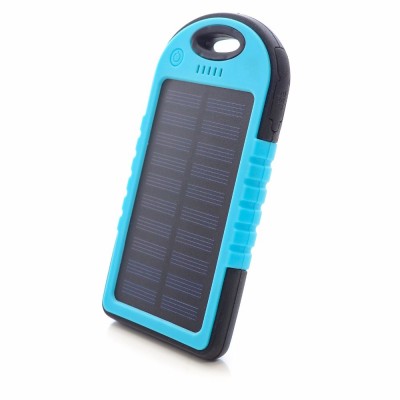 LED light outdoor camping solar charger cell phone mobile solar power bank