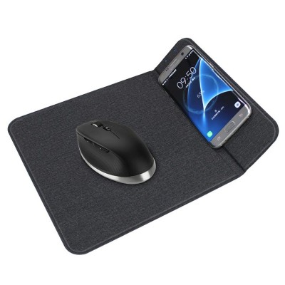 10W PU Leather 2 in 1 Gaming Qi Fantasy Fast  Mouse Pad Wireless Charger